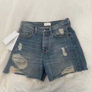 NWT Boyish Monty Hi-Rise Denim Shorts Sz 25-26